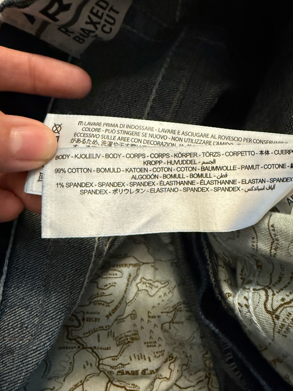 Ariat men’s relaxed boot cut denim blue jeans. 33 - Picture 8 of 12
